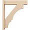 Ekena Millwork 5 1/2-in W x 22-in D x 26-in H Balboa Block Rough Cedar Woodgrain TimberThane Outlooker, Primed Tan OUTUR055X22X26BOA44RCPR - alternate 6